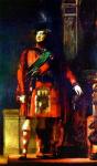 kong george iv iført en kilt 1829